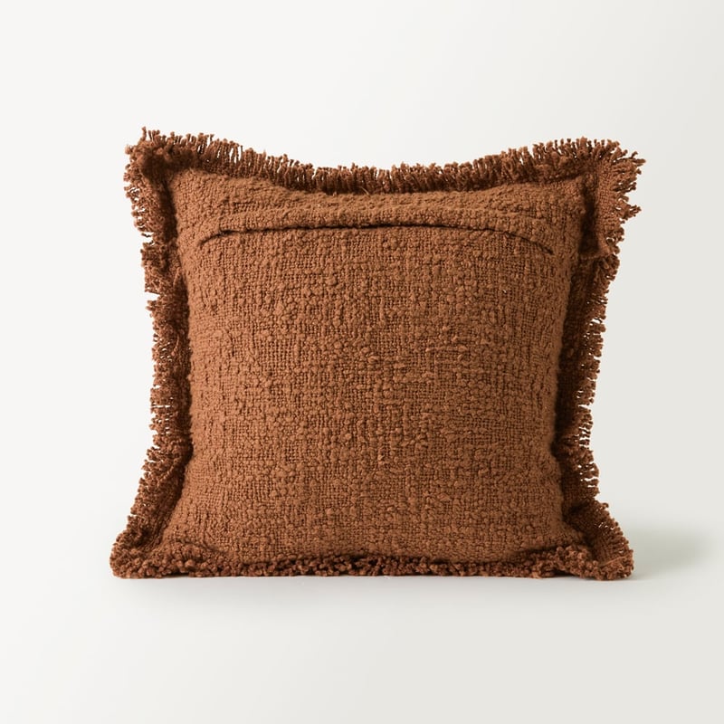Leiden Umber Boucle Cushion