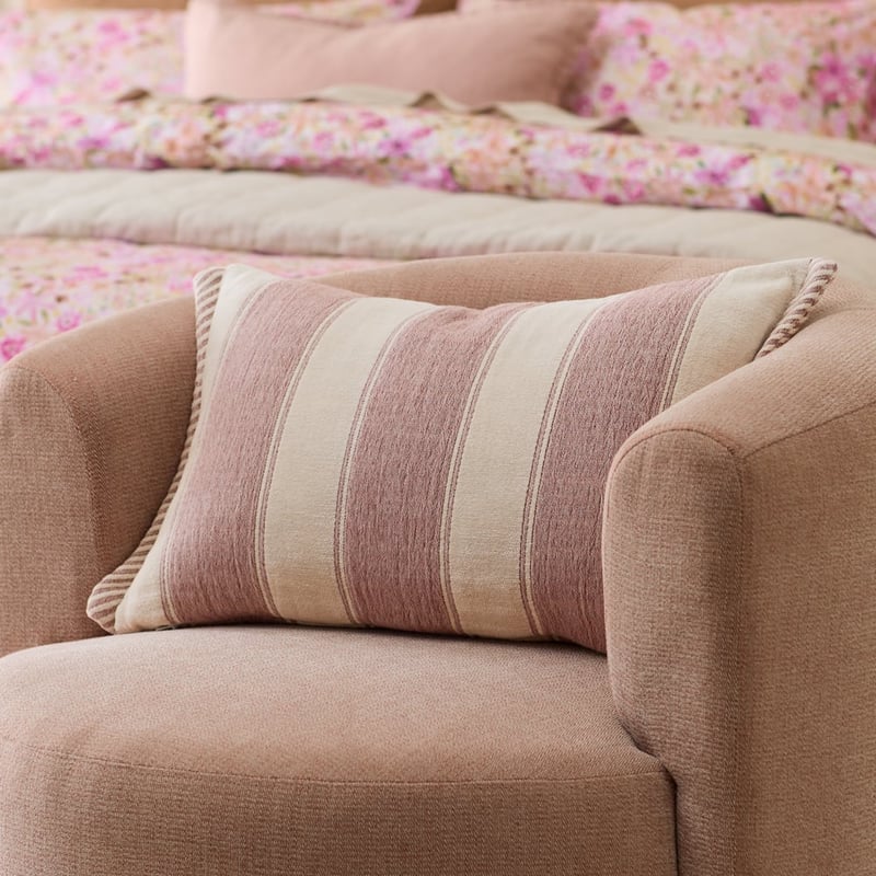 Pippa Redwood Stripe Cushion