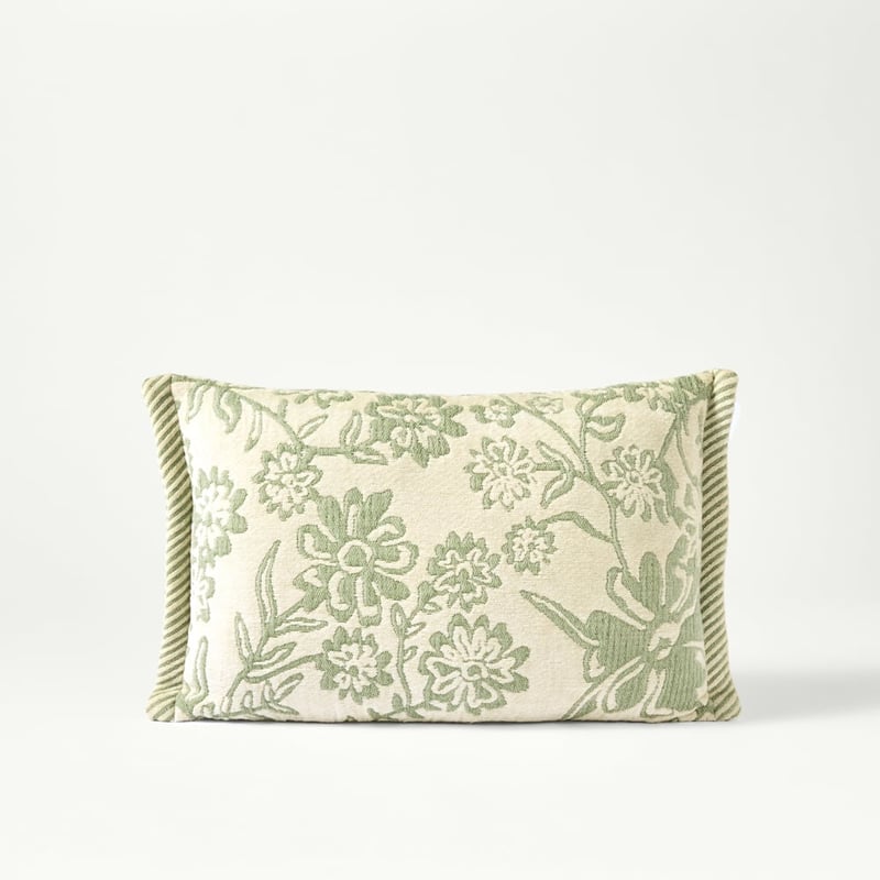 Pippa Fern Floral Cushion