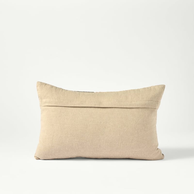 Selma Olive Stripe cushion