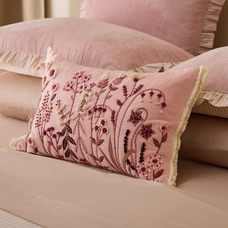 Camellia Floral Cushion
