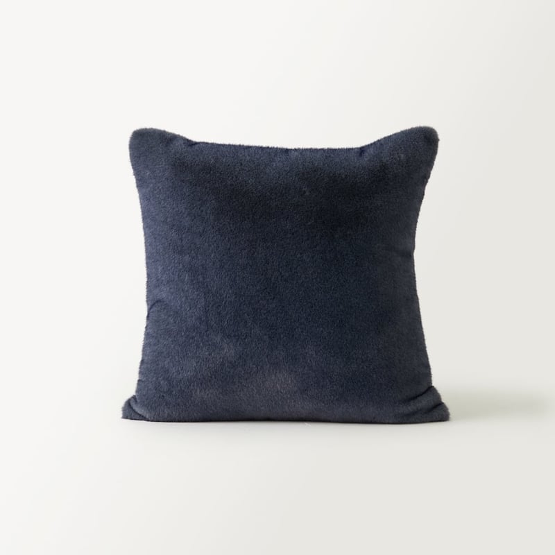 Zurich Bluestone Recycled Fur Cushion