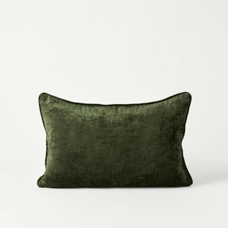 Aurora Velvet Ivy Floral Cushion