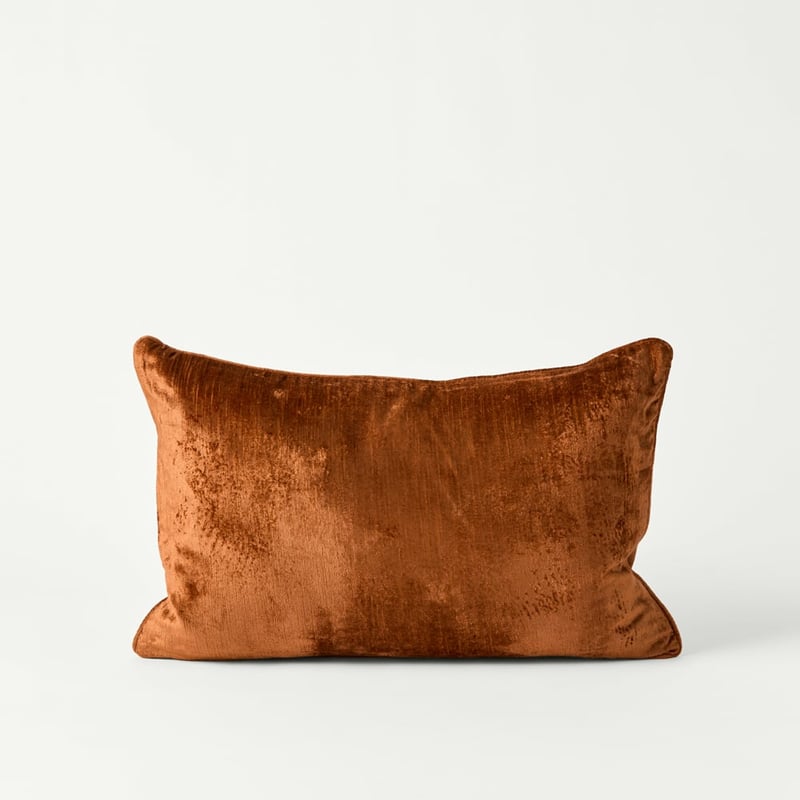 Aurora Velvet Umber Star Cushion