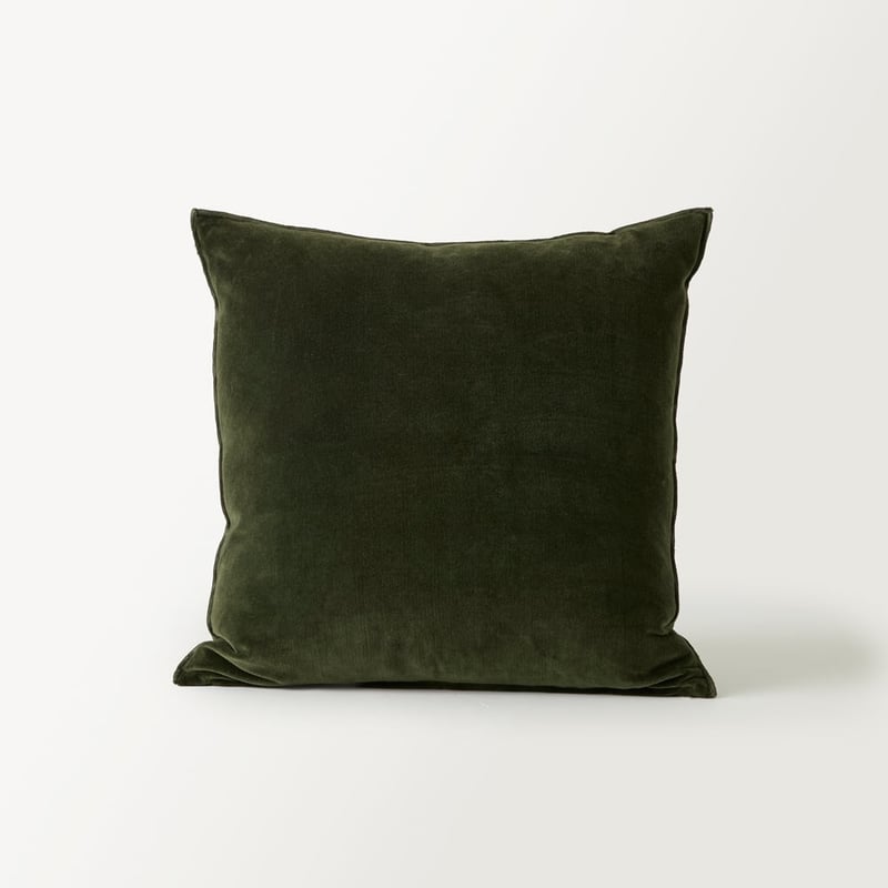 Fenton Velvet Ivy Cushion