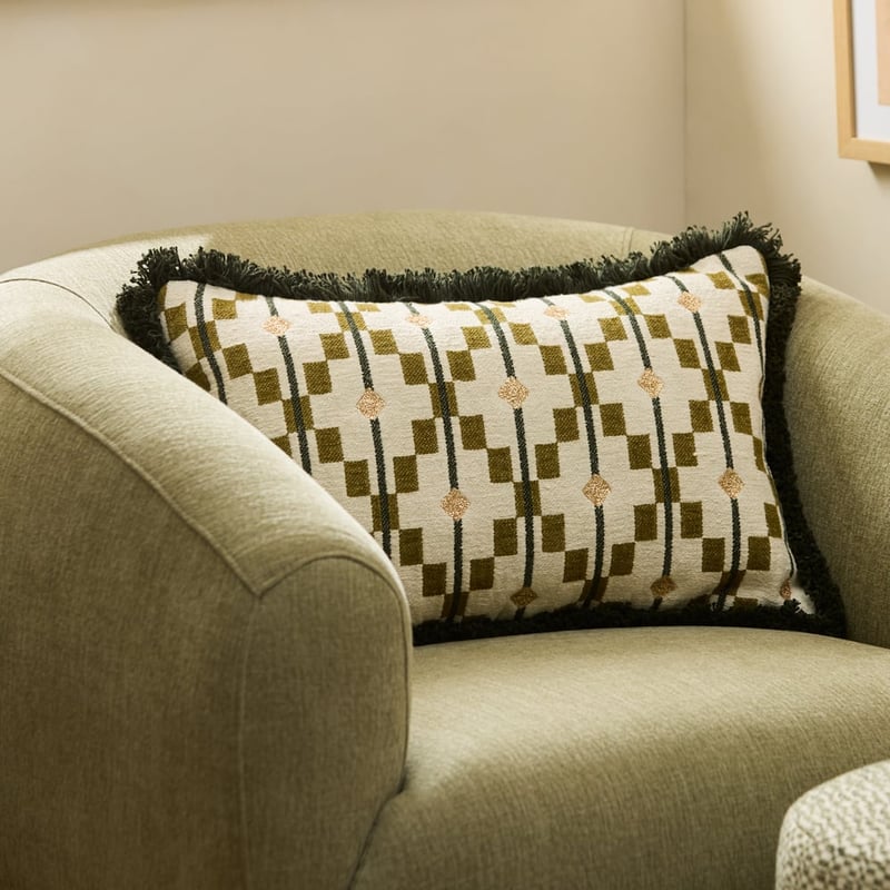 Alazne Olive Cushion