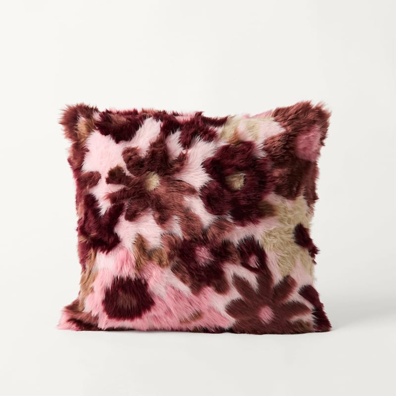 Adelaide Berries Floral Fur Cushion