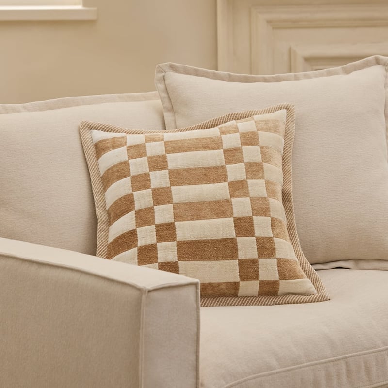 Cooper Pebble Check Cushion 