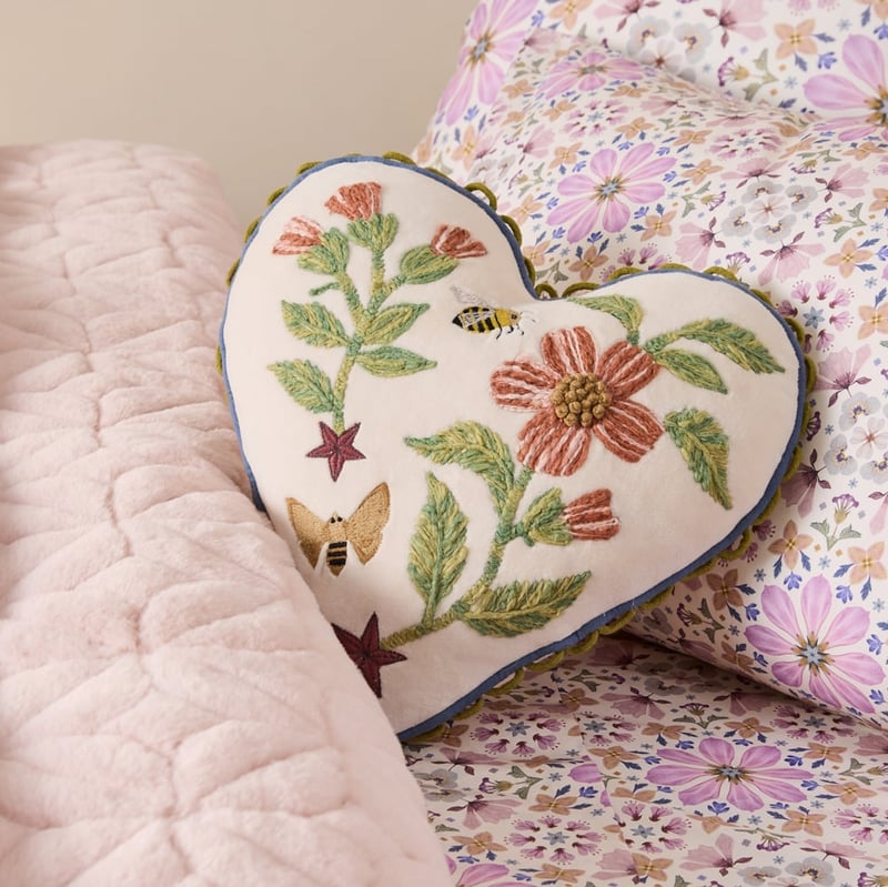 Fleur Harris All My Hearts Floral Cushion 