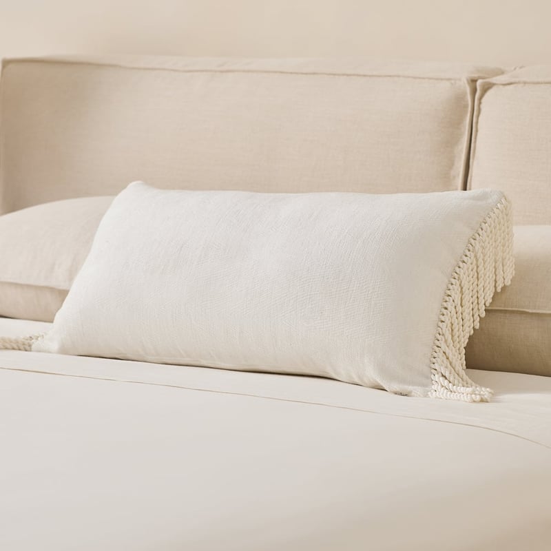 Annabelle Off White Bolster Cushion