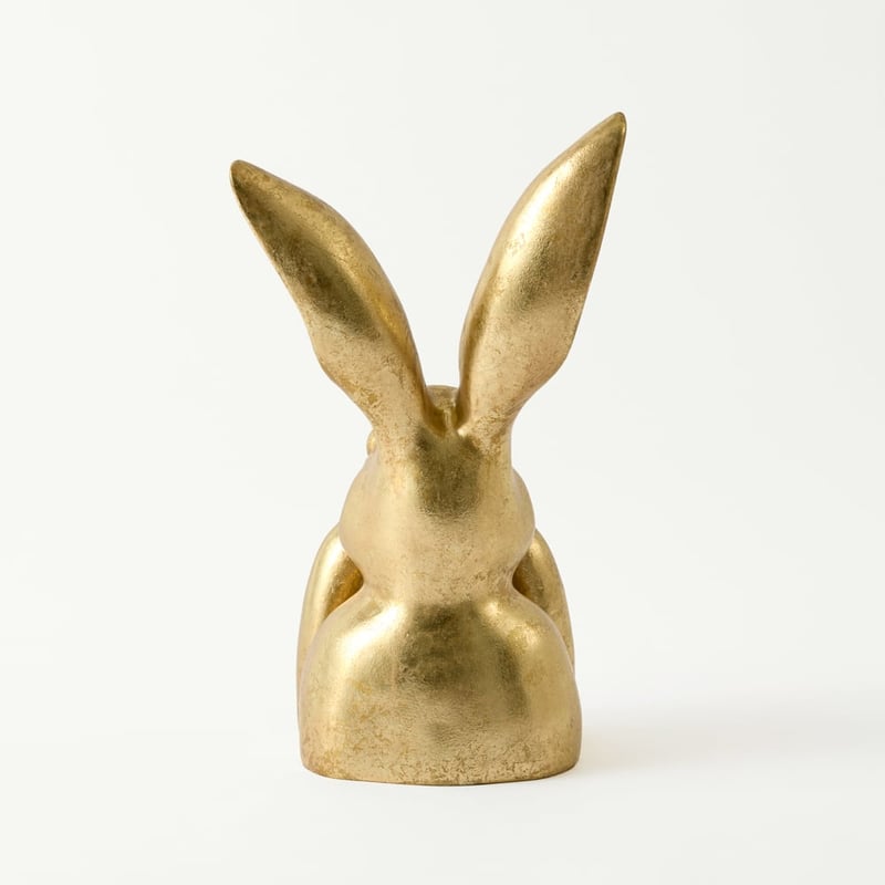 Bunny Gold Large Statue