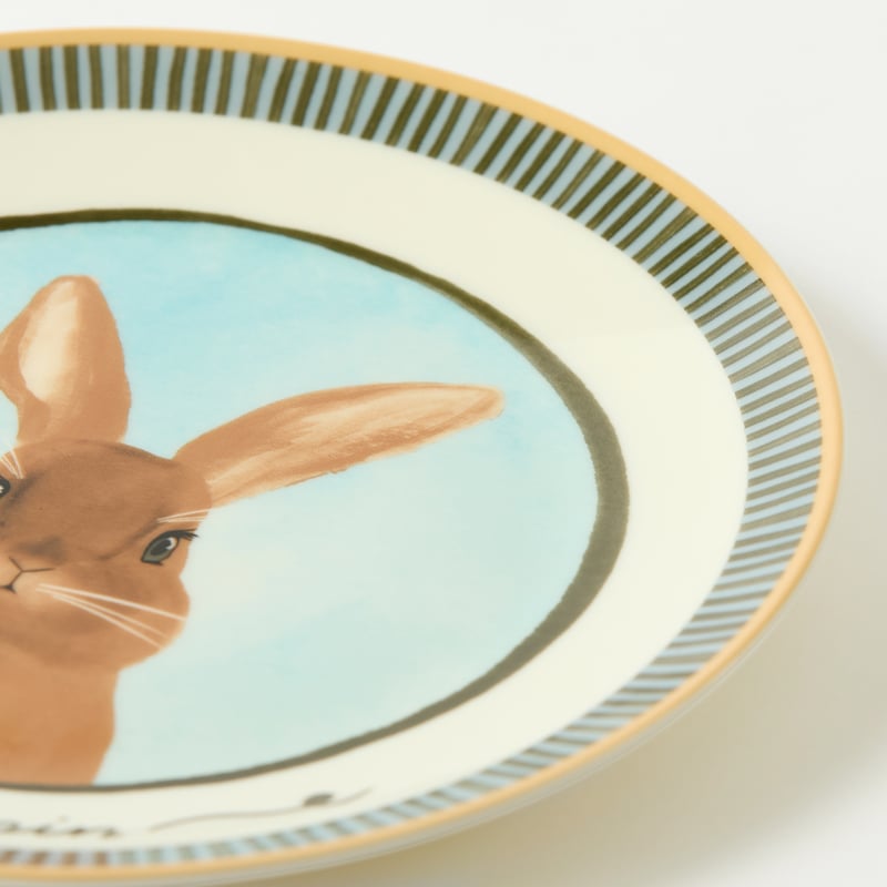 Easter Fern & Nordic Blue Plate