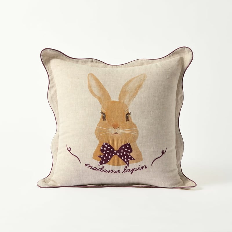 Madam Lapin Easter Bunny Cushion