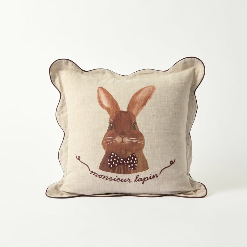 Monsieur Lapin Easter Bunny Cushion