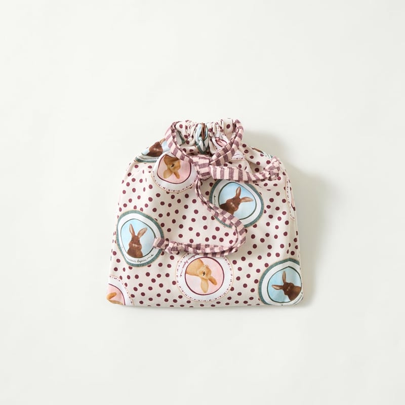 Easter Rose, Burgundy & Nordic Blue Apron