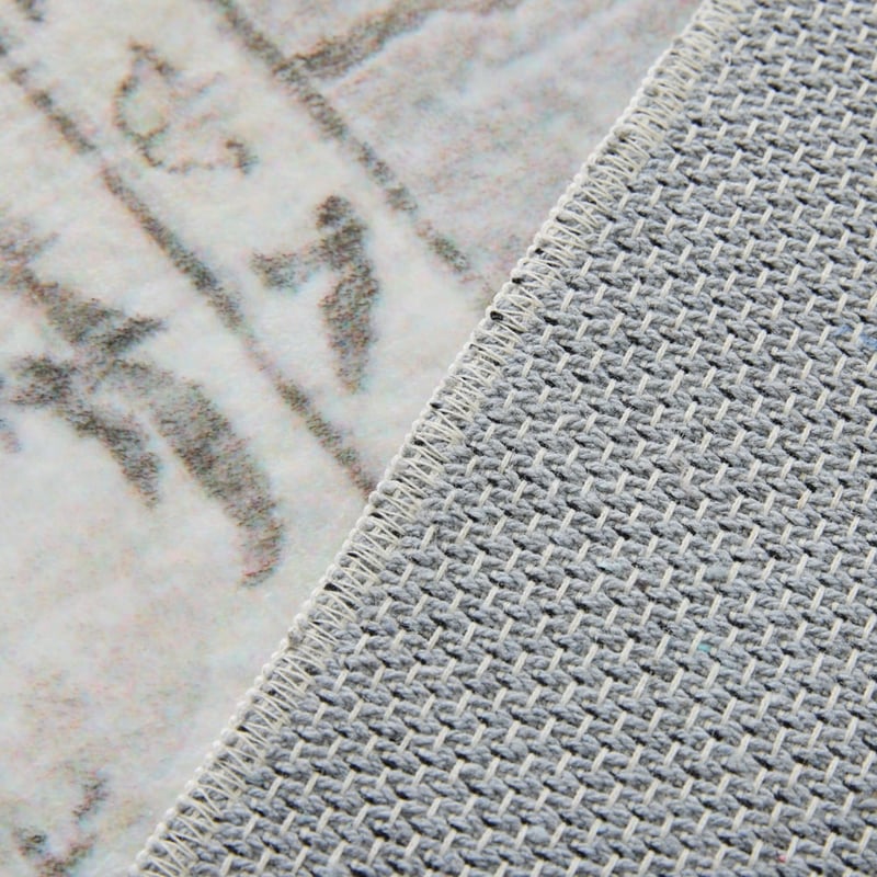 World's Softest Yasmin Grey Washable Indoor Rug 