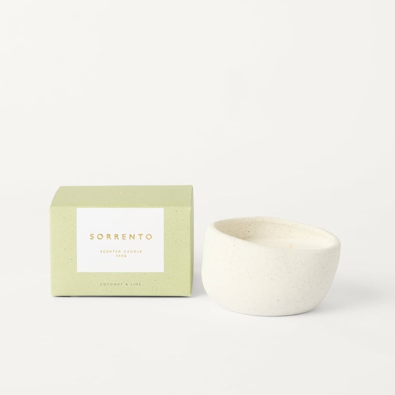Sorrento Coconut & Lime Natural Candle 400g
