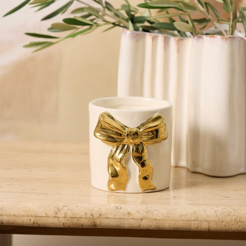 Coco Bow Gold Golden Spritz Candle 430g