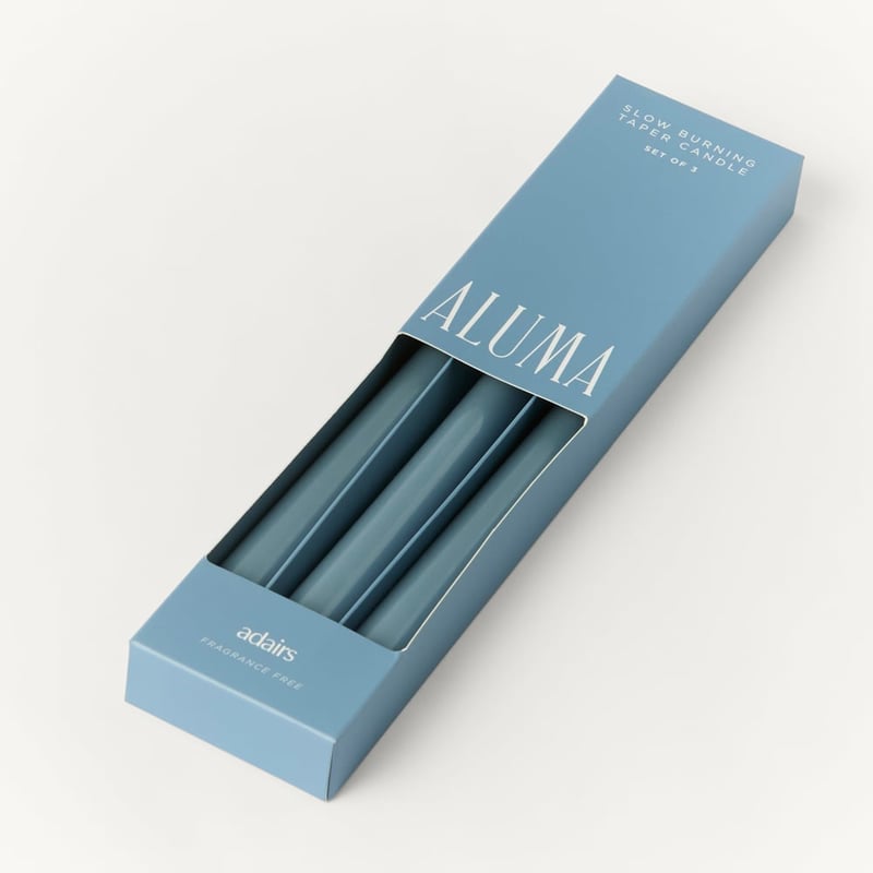 Aluma Allure Taper Candles Set of 3