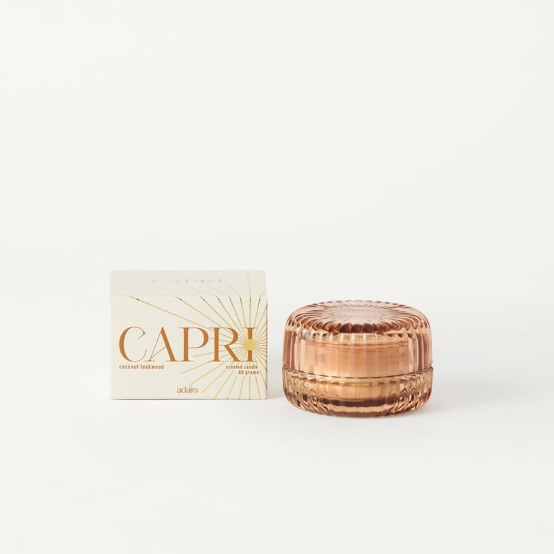 Capri Coconut Teakwood  Candle Natural Natural