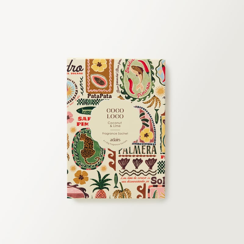 Coco Loco Multi Fragrance Sachets Set of 4