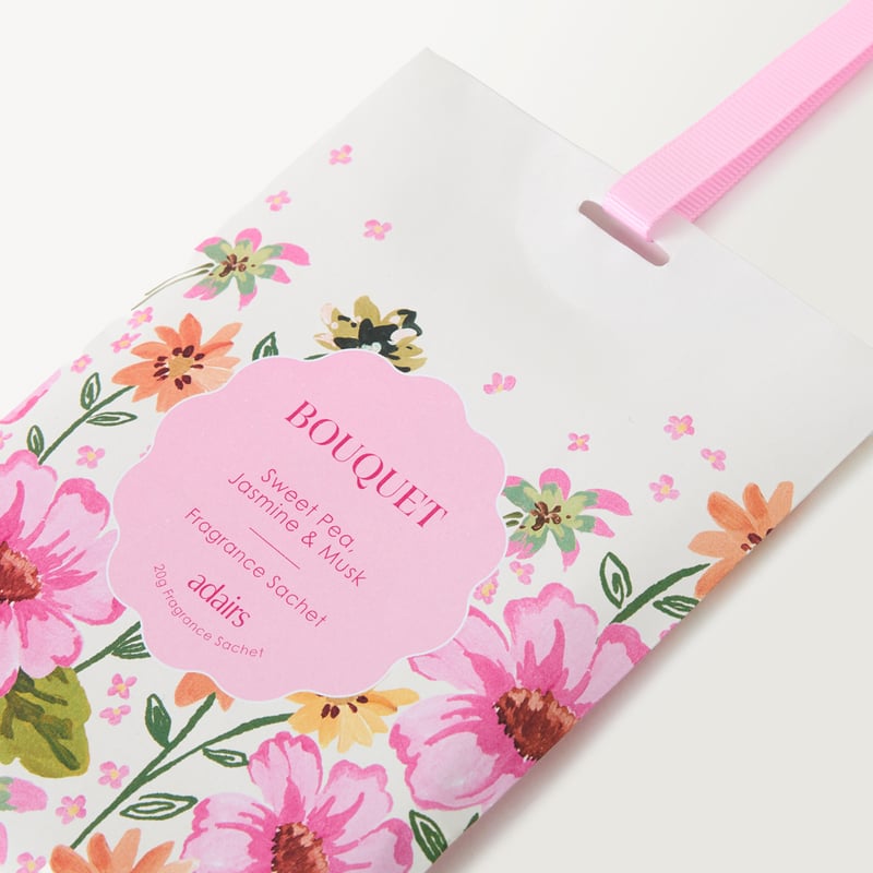 Bouquet Pink & Green Fragrance Sachets Set of 4