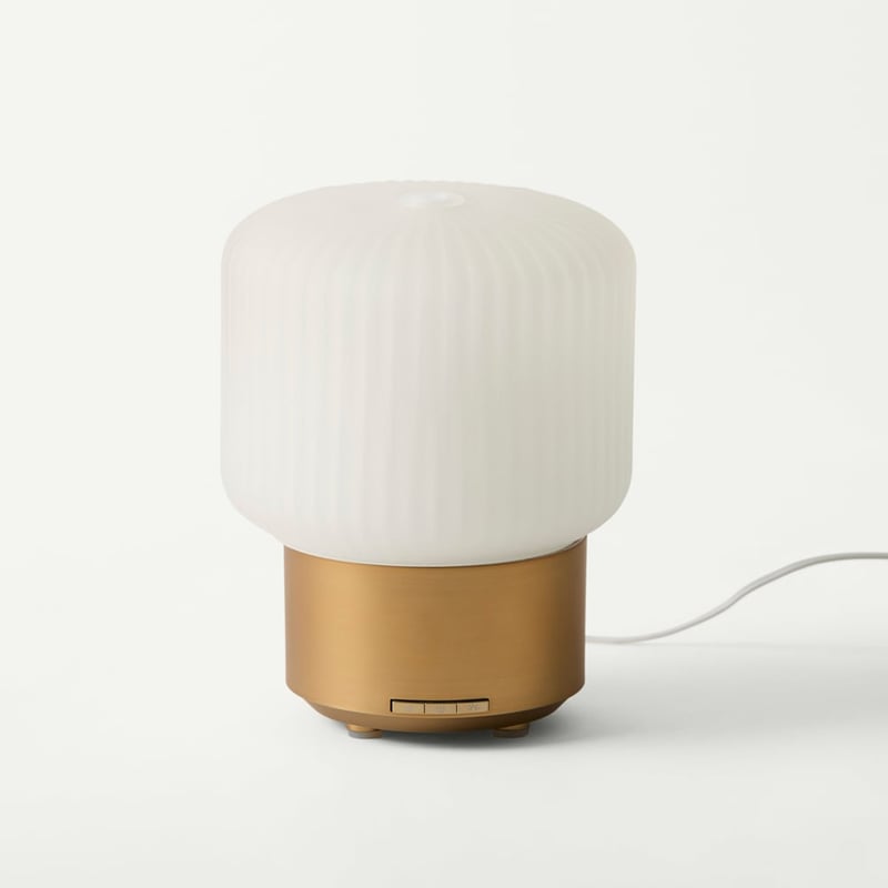 Sense Halo Frosted Glass White Ultrasonic Diffuser