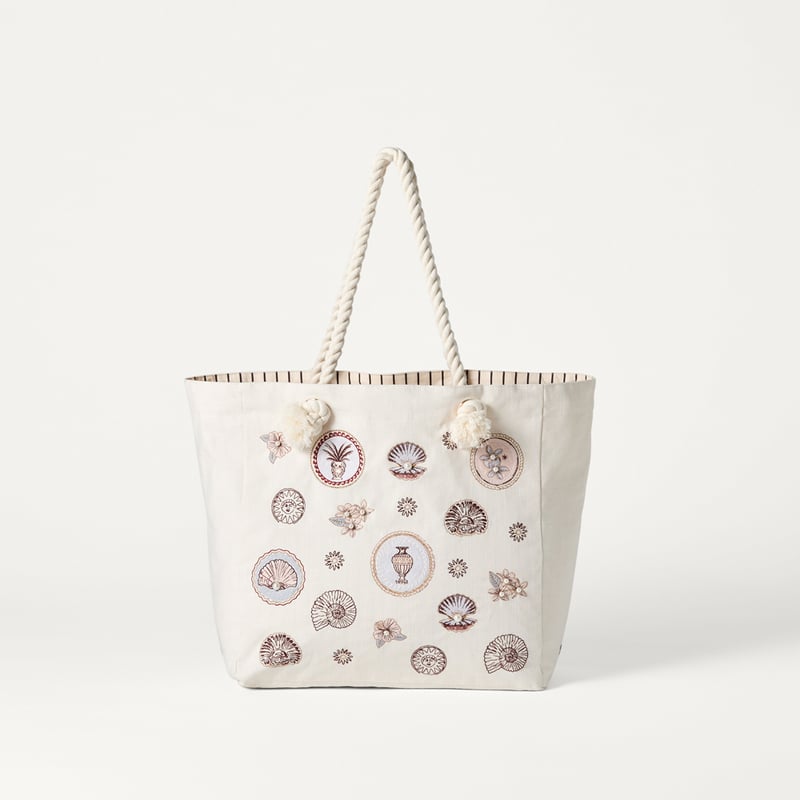 Island Drift Natural Tote Bag