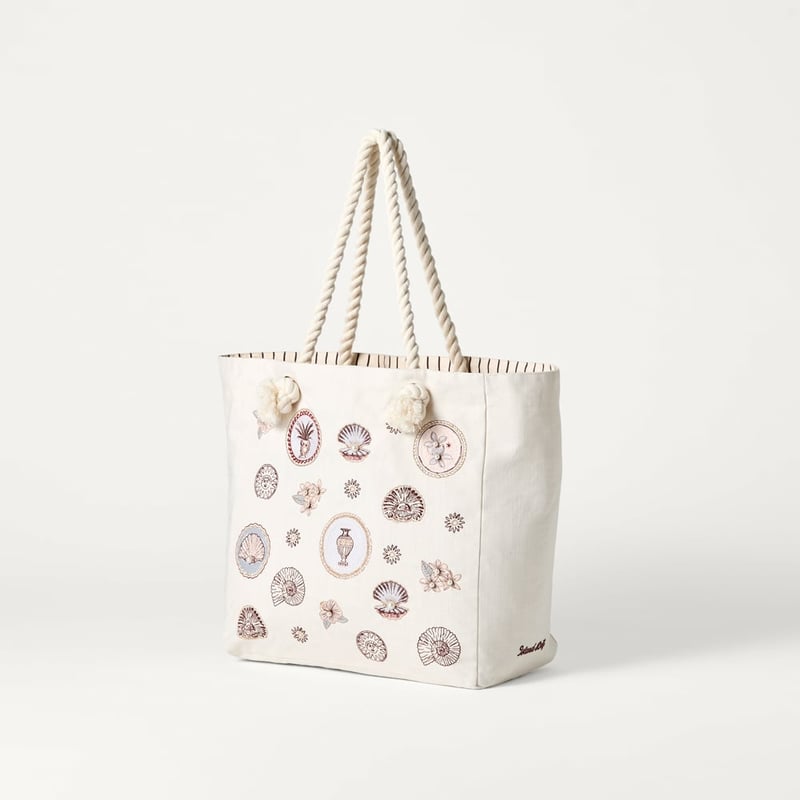 Island Drift Natural Tote Bag