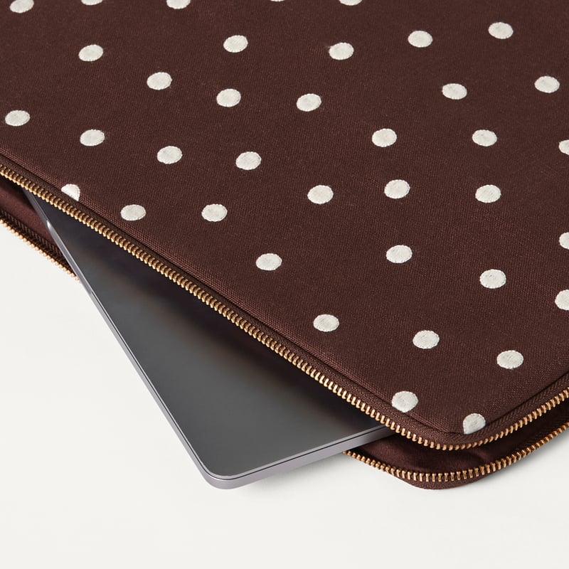 Polka Dot Chocolate Laptop Cover