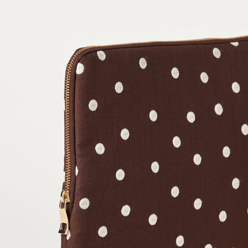 Polka Dot Chocolate Laptop Cover