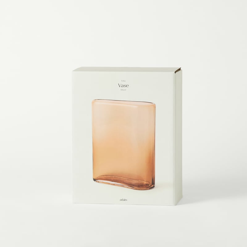 Vita Sepia Short Vase