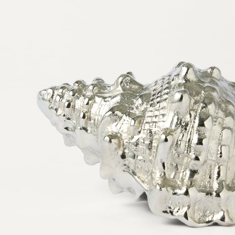 Shell Silver Sculpture