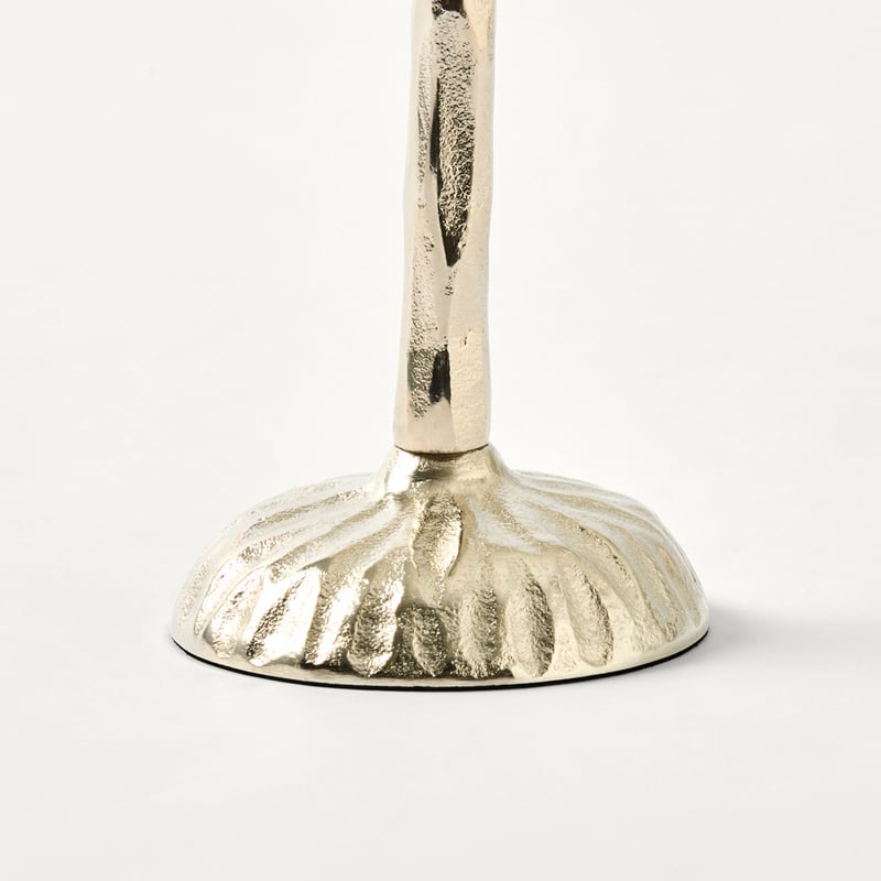 Mateo Silver Candle Holder