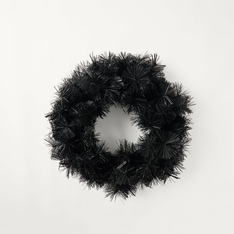 Halloween Black Wreath