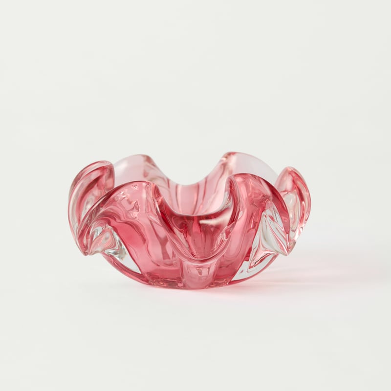Arki Pink Small Glass Bowl