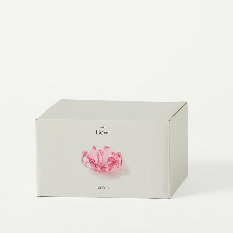 Arki Pink Small Glass Bowl