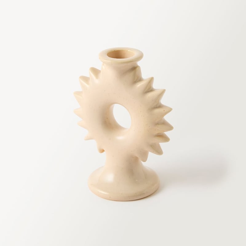 Soleil Natural Small Candle Holder