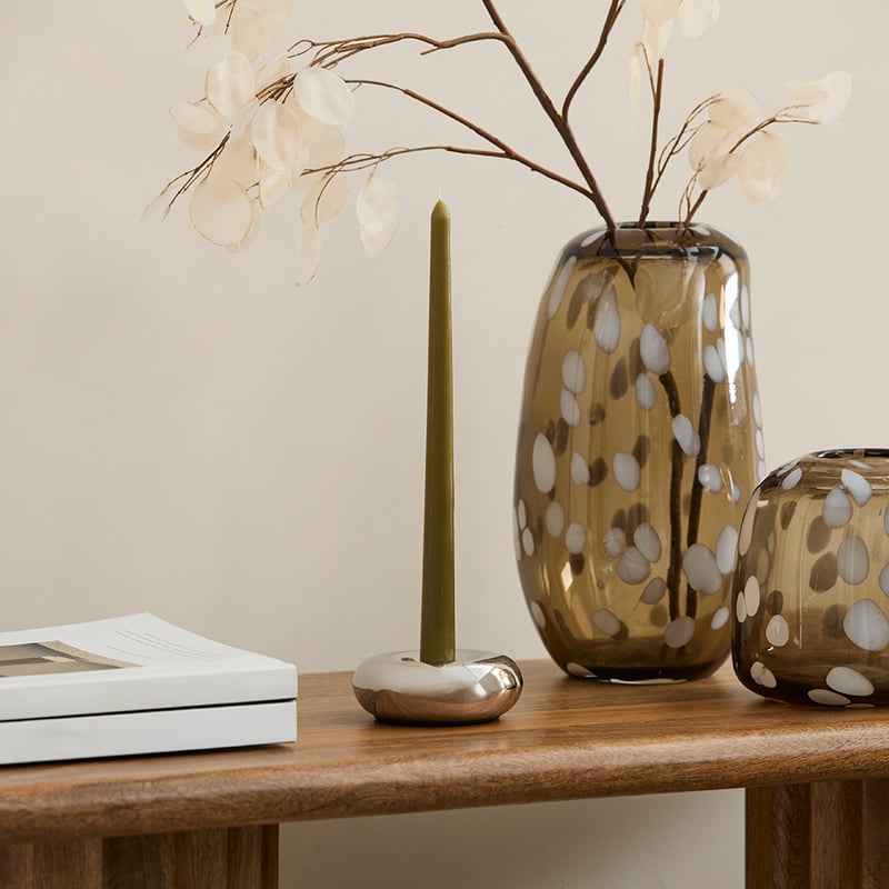 Argento Silver Candle Holder
