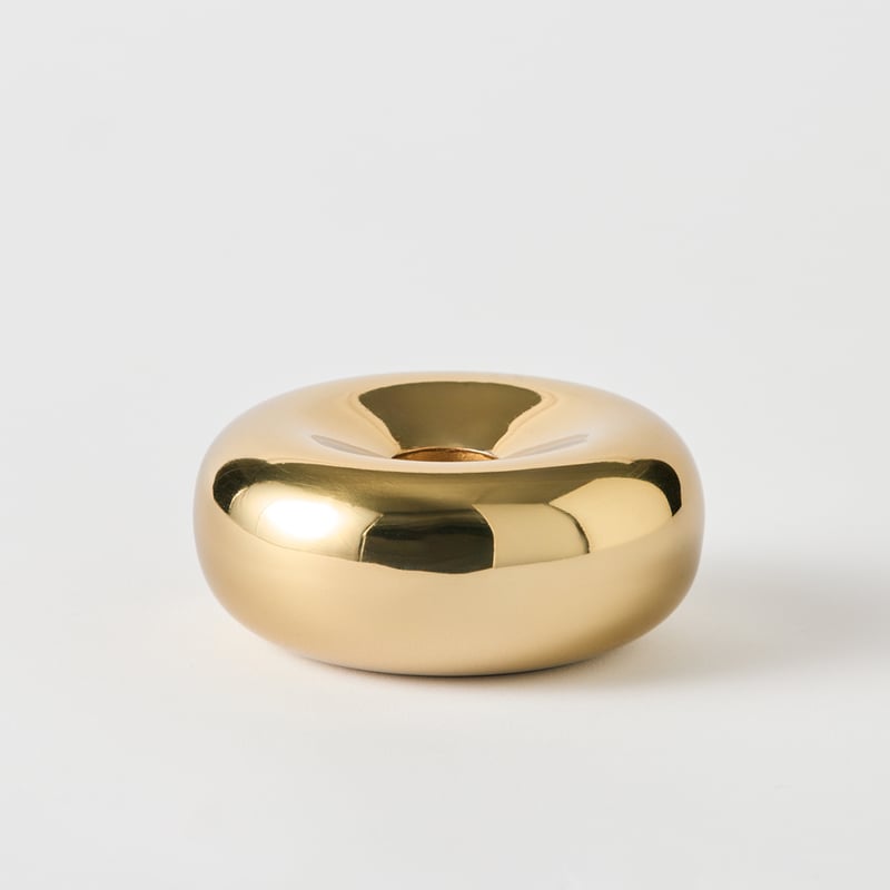 Argento Gold Candle Holder