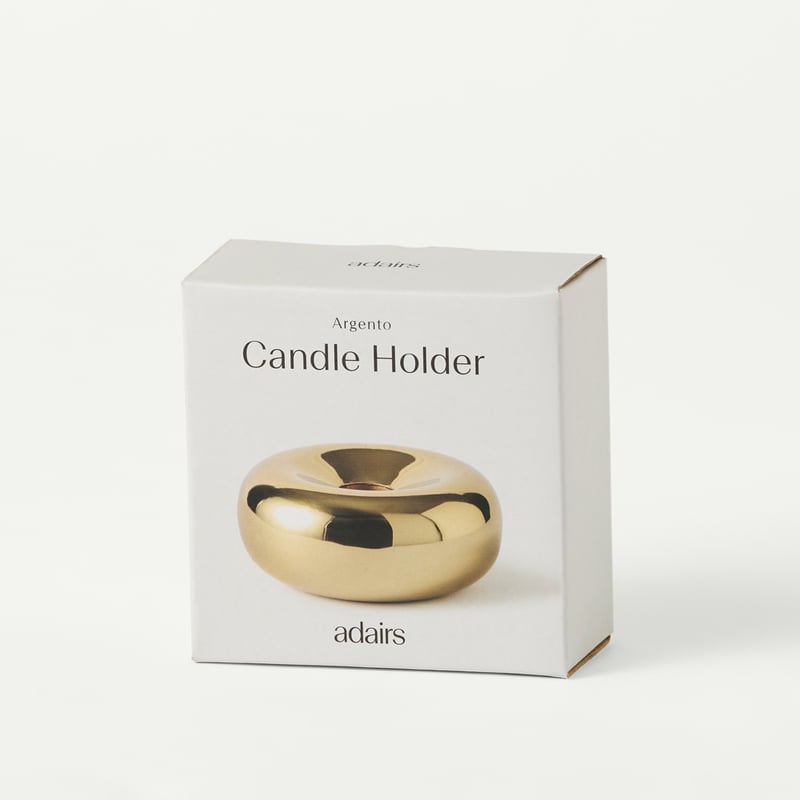 Argento Gold Candle Holder
