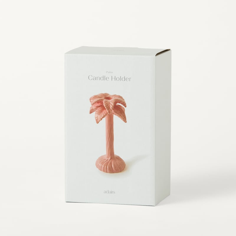 Palm Pink Candle Holder