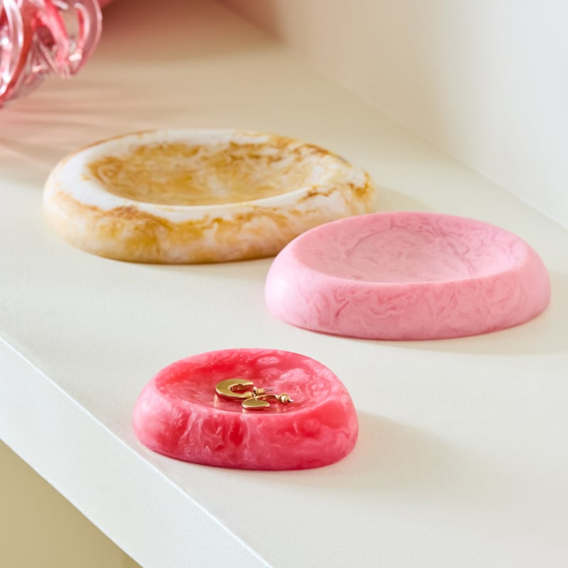 Arto Multi Resin Trinket Dishes Set of 3