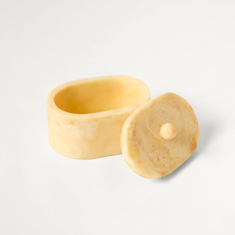 Arto Caramel Resin Jewellery Box