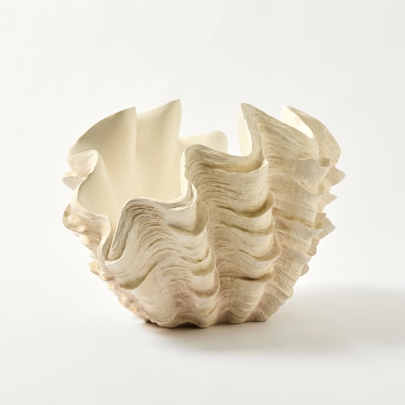 Marine Life Clam Statue
