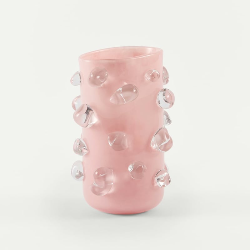 Ilka Pink Glass Vase