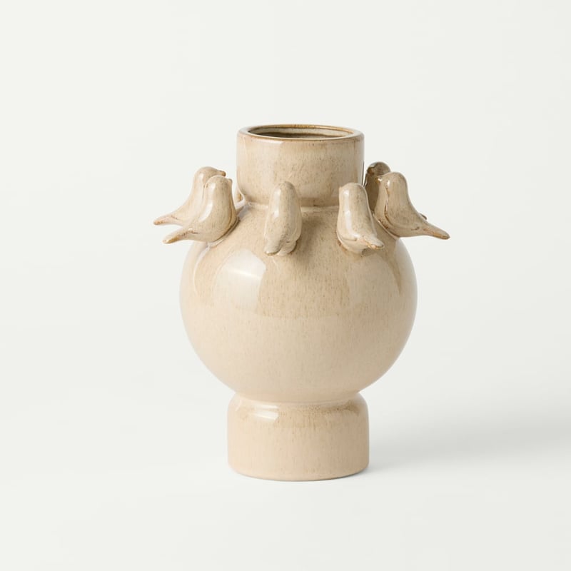 Finch Off White Vase 