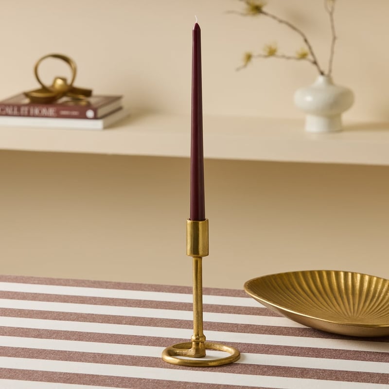 Oro Gold Short Candleholder