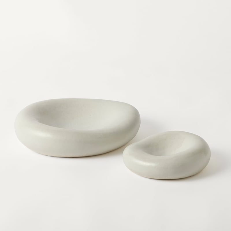 Pebble White Dish