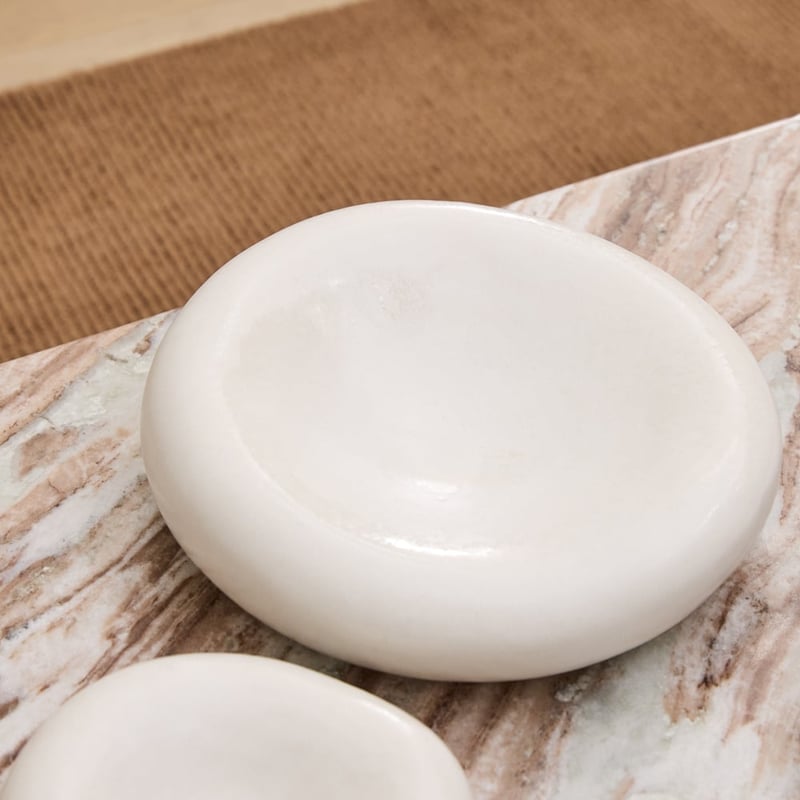 Pebble White Dish